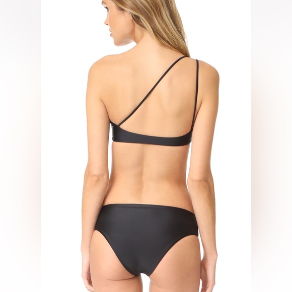 JADE Swim Womens Bandeau Asymmetrical Bikini Swim Top - Picture 4 of 13